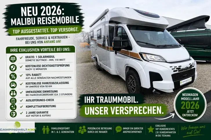 Fahrzeugbild Malibu T 430 KB-LE lightweight*2026*AUTOM.*TV*FIAT* #1