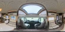 360° Innenansicht Mobilvetta Kea P90, SAT, TV, Luftfeder