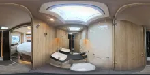 360° Innenansicht Mobilvetta Kea P90, SAT, TV, Luftfeder