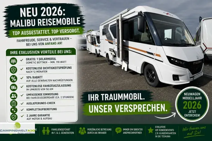 Fahrzeugbild Malibu I 480 RB-QB comfort 4.2t MB*2026*MARKISE* #1