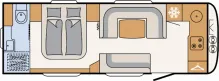 Grundriss Tag Dethleffs Beduin Scandinavia 690 BQT *PRIVATVERKAUF*ALDE*