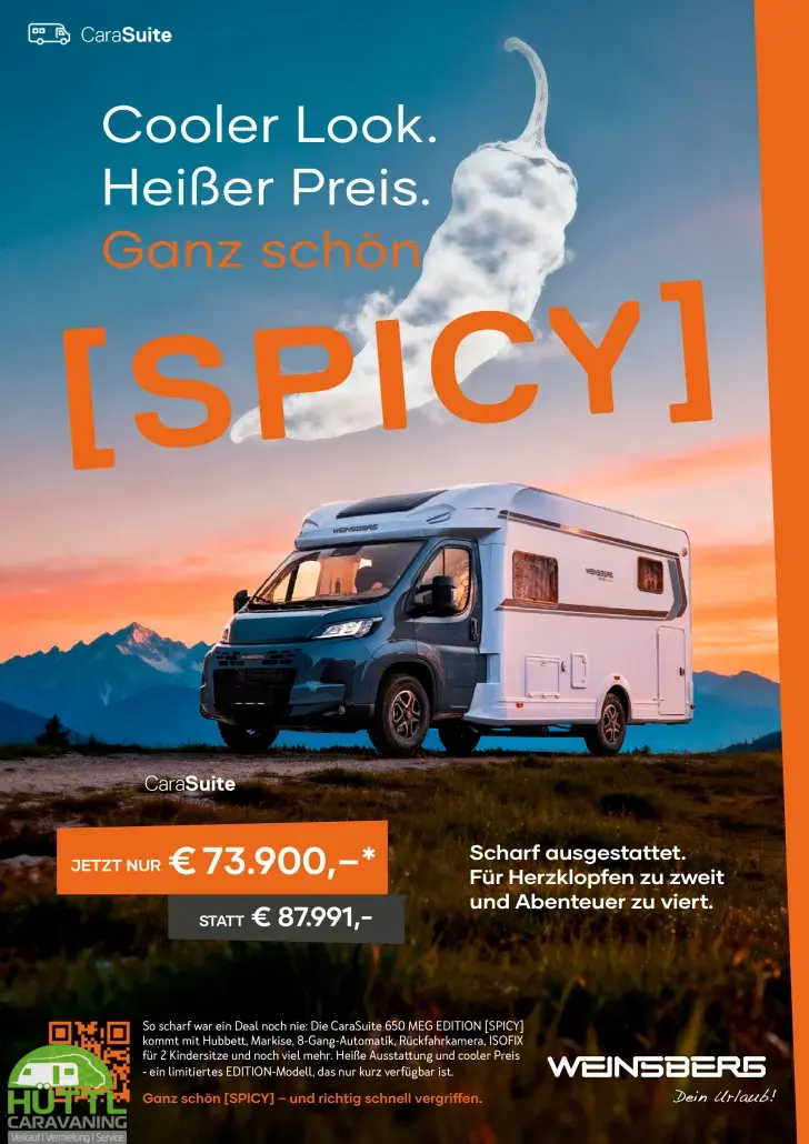 Fahrzeugbild Weinsberg CaraSuite 650 MEG EDITION [SPICY] Im Zulauf! #1