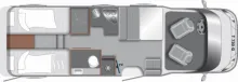 Grundriss Tag LMC Tourer T 730 G Oktober 2026 Verfügbar
