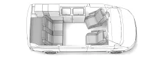 Grundriss Tag VW California Ocean
