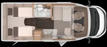 Grundriss Tag Knaus L!VE WAVE 650 MEG Black Selection 140 PS Automatik
