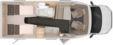 Grundriss Tag Knaus Van TI PLUS PLATINUM SELECTION 650 MEG