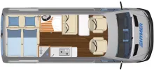 Grundriss Tag Hymer Camper Van Grand Canyon S 3ltr./190PS Markise,AHK/SD