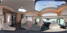 360° Innenansicht Malibu T 450 RB LE Fiat Lithium NOMOS 4,2 Luftfeder