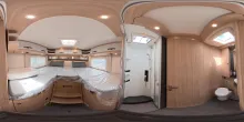 360° Innenansicht Malibu T 450 RB LE Fiat Lithium NOMOS 4,2 Luftfeder