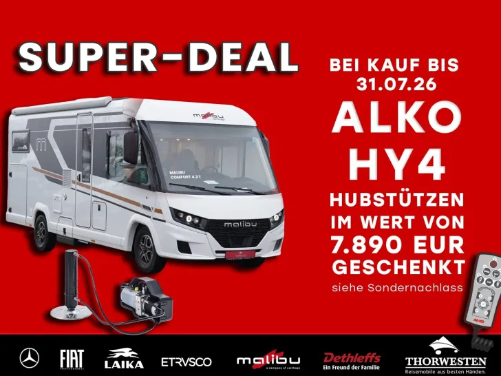 Fahrzeugbild Malibu I 470 RB LE K comfort Hubstützen AL-KO  ALDE #1