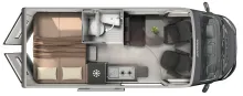 Grundriss Tag Hymer Camper Van Redwood 601 Automatik Dieselheizung