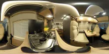 360° Innenansicht Malibu Van first class - two rooms GT skyview 640 LE RB Fiat (768)