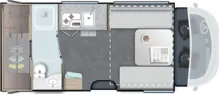 Grundriss Tag Challenger Teilintegriert Ultimate Edition 260