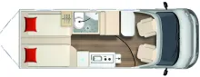 Grundriss Tag Bürstner Eliseo C 642