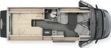 Grundriss Tag Malibu Genius 641 LE Mercedes (777)