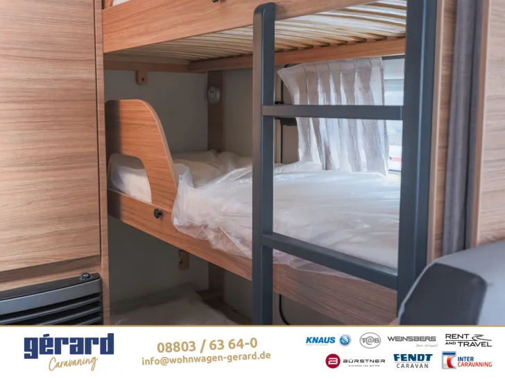 Fahrzeugbild Weinsberg CaraOne EDITION HOT 550 QDK 3-er Stockbett, Aktionspreis #11