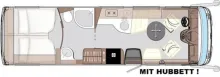 Grundriss Tag Concorde Credo 840 LI