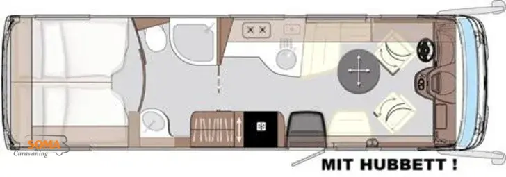 Grundriss Tag Concorde Credo 840 LI