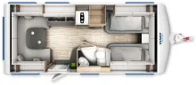 Grundriss Tag Fendt Apero 515 SG Auf dem Weg