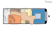 Grundriss Tag Hobby Prestige 660 WFC Modell 2026