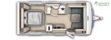 Grundriss Tag Fendt Tendenza 560 SFDW Modell 2026 / 2000 kg / Pamplona
