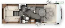 Grundriss Tag Carthago chic c-line I 4.9 LE Sky Dream Comfort