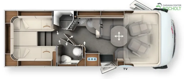 Grundriss Tag Carthago chic c-line I 4.9 LE Sky Dream Comfort