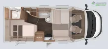 Grundriss Tag Knaus LIVE WAVE 650 MF PLATINUM SELECTION Modell 2026 / Live Wave 650 MF