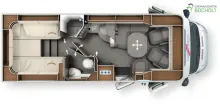 Grundriss Tag Carthago chic c-line T 4.9 LE ALDE