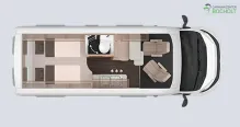 Grundriss Tag Knaus BoxLife 600 ME PLATINUM SELECTION Modell 2026