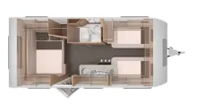Grundriss Nacht Knaus Südwind 500 EU Black Selection Modell 2026