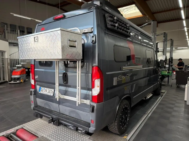 Grundriss Nacht Bürstner City Car C 600 Autark Allroad Topausstattung
