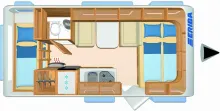 Grundriss Tag Hymer Eriba Eriba Living 525 Idealer Familienwagen