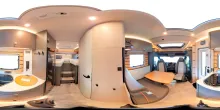 360° Innenansicht Hymer ML-T CrossTrail 580 TV, Leder, GFK, Winterpaket
