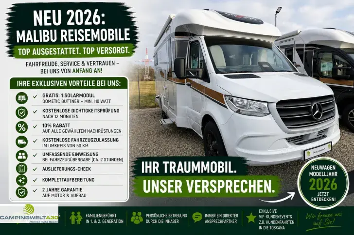 Fahrzeugbild Malibu T 470 RB-LE comfort 4.2t MB*2026*MARKISE* #1