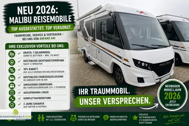 Fahrzeugbild Malibu I 450 RB-LE comfort 4.2t Fiat*2026*MARKISE* #1