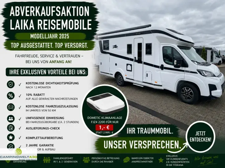 Fahrzeugbild Laika ECOVIP L 3009*AUTOM.*MARKISE*RFK* #1