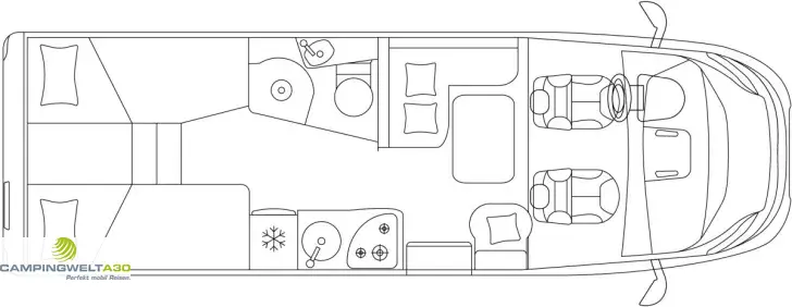 Fahrzeugbild Laika ECOVIP L 3009*AUTOM.*MARKISE*RFK* #3