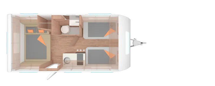 Grundriss Nacht Weinsberg CaraLife 470 EU *Voll-Elektro*