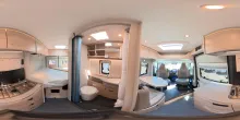 360° Innenansicht Dethleffs Globetrail 600 DK Fiat ACC MARKISE 95-Jahre