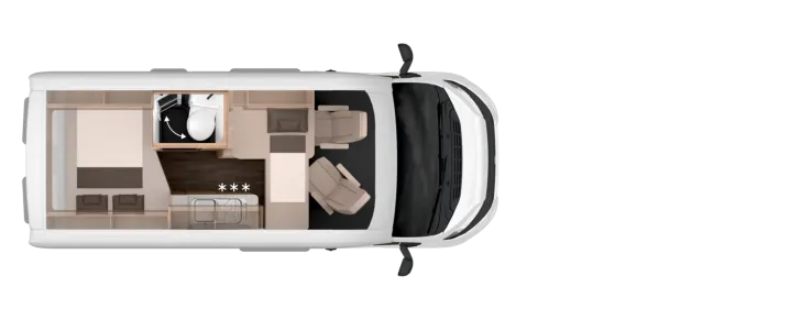 Grundriss Nacht Knaus BoxLife 540 MQ Platinum Selection *Hubbett*
