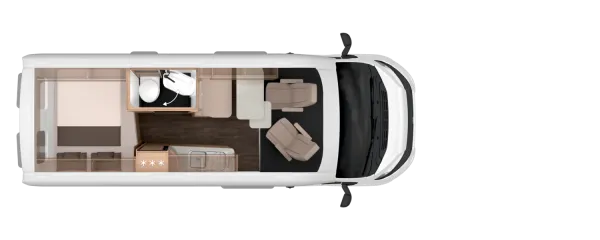 Tagesgrundriss Knaus BoxLife 600 MQ Platinum Selection