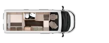 Grundriss Nacht Knaus BoxLife 600 MQ Platinum Selection *Care-Drive-Paket*