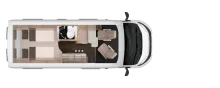 Grundriss Tag Knaus BoxLife 600 ME Platinum Selection 3 Assistenzpakete ACC LED Aut.