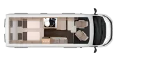 Grundriss Tag Knaus BoxLife 630 ME Platinum Selection Mietfahrzeug Verfügbar 11.2026