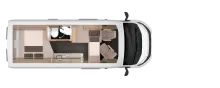 Grundriss Nacht Knaus BoxTime 600 MQ Modell 2027