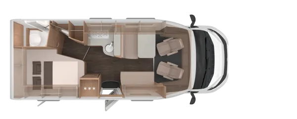 Tagesgrundriss Knaus L!VE TI 650 MF Platinum Selection Tagesgrundriss Knaus L!VE TI 650 MF Platinum Selection
