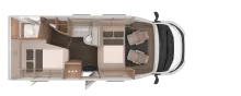 Grundriss Nacht Knaus L!VE TI 650 MF Platinum Selection TV-Paket, Automatik uvm.