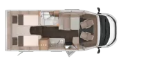 Grundriss Tag Knaus L!VE TI 650 MEG Platinum Selection Sofort verfügbar