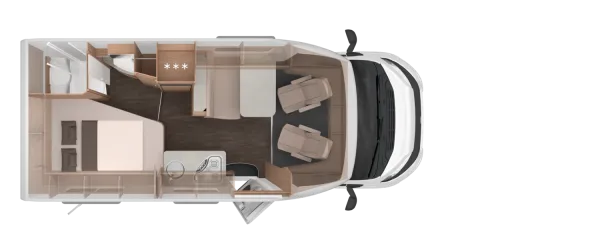 Nachtgrundriss Knaus L!VE TI 590 MF Platinum Selection Nachtgrundriss Knaus L!VE TI 590 MF Platinum Selection